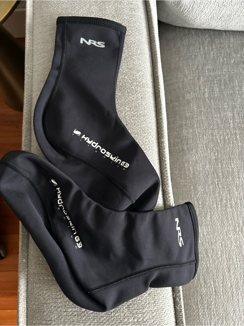 NRS Wetsocks 2mm Neoprene Water Socks Size S Kayaking Paddling Canoeing